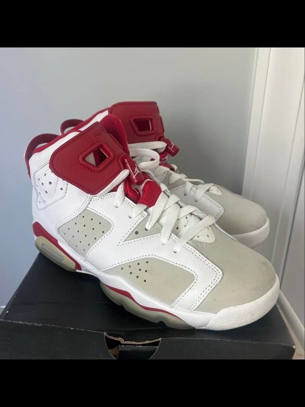 Jordan Retro 6 'Bred' Mens Air Jordan Jumpman Size 7